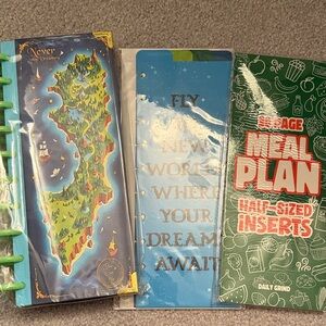 Daily grind mini planner with system insert, dividers and meal plan sheets